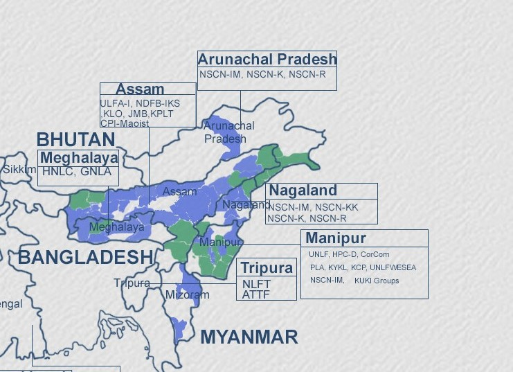 Navigating Insurgency in Northeast India: Regional Initiatives and  cooperation. – USI – Blog